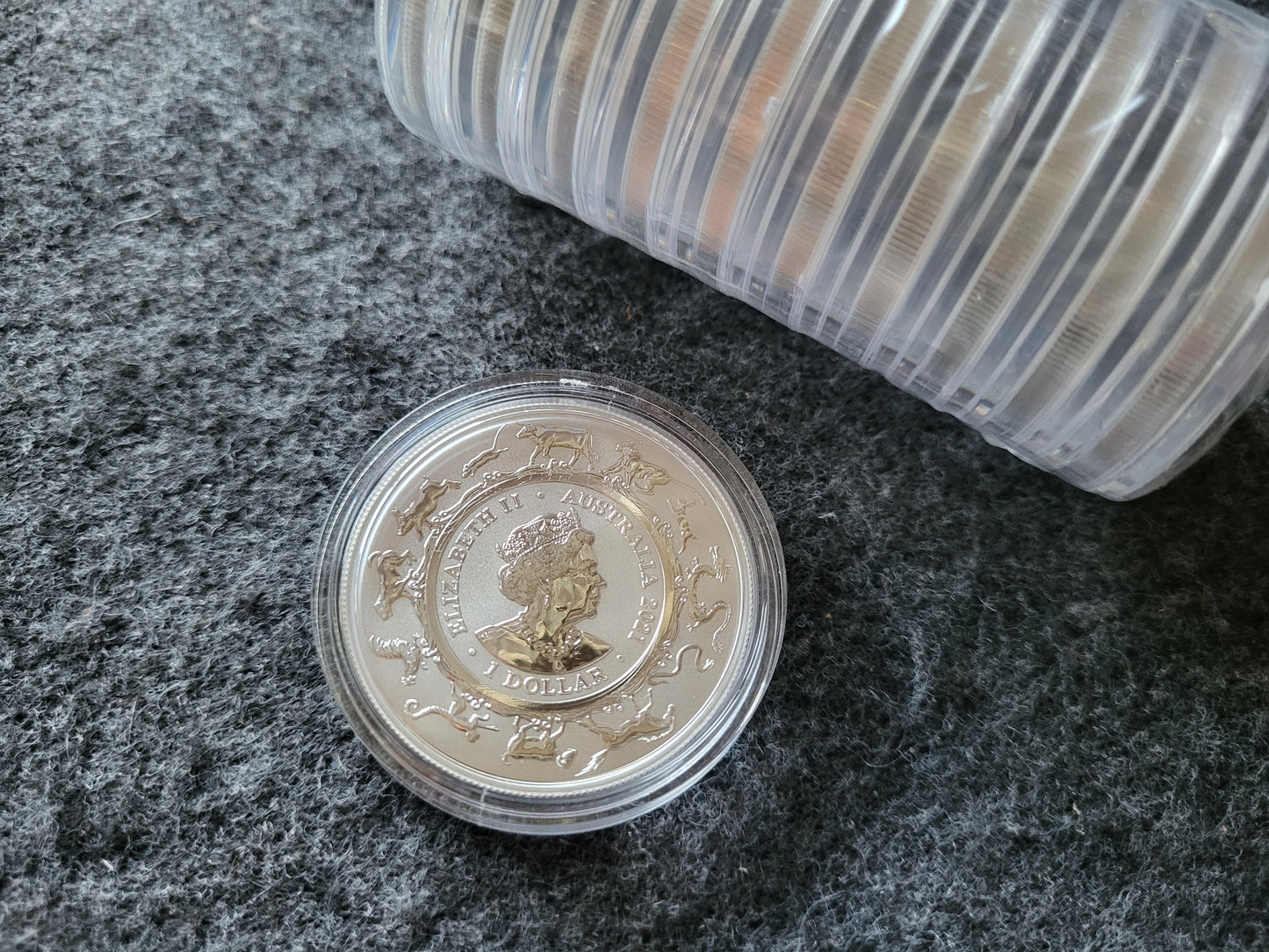 1oz Silber Lunar RAM Ochse 2021