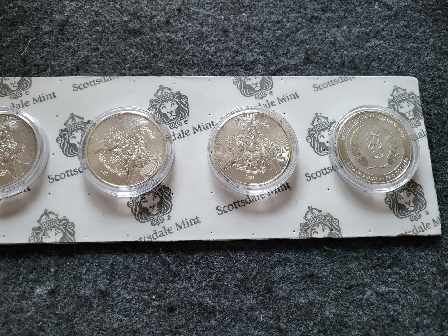 1oz Silber St. Lucia Wappen 2023