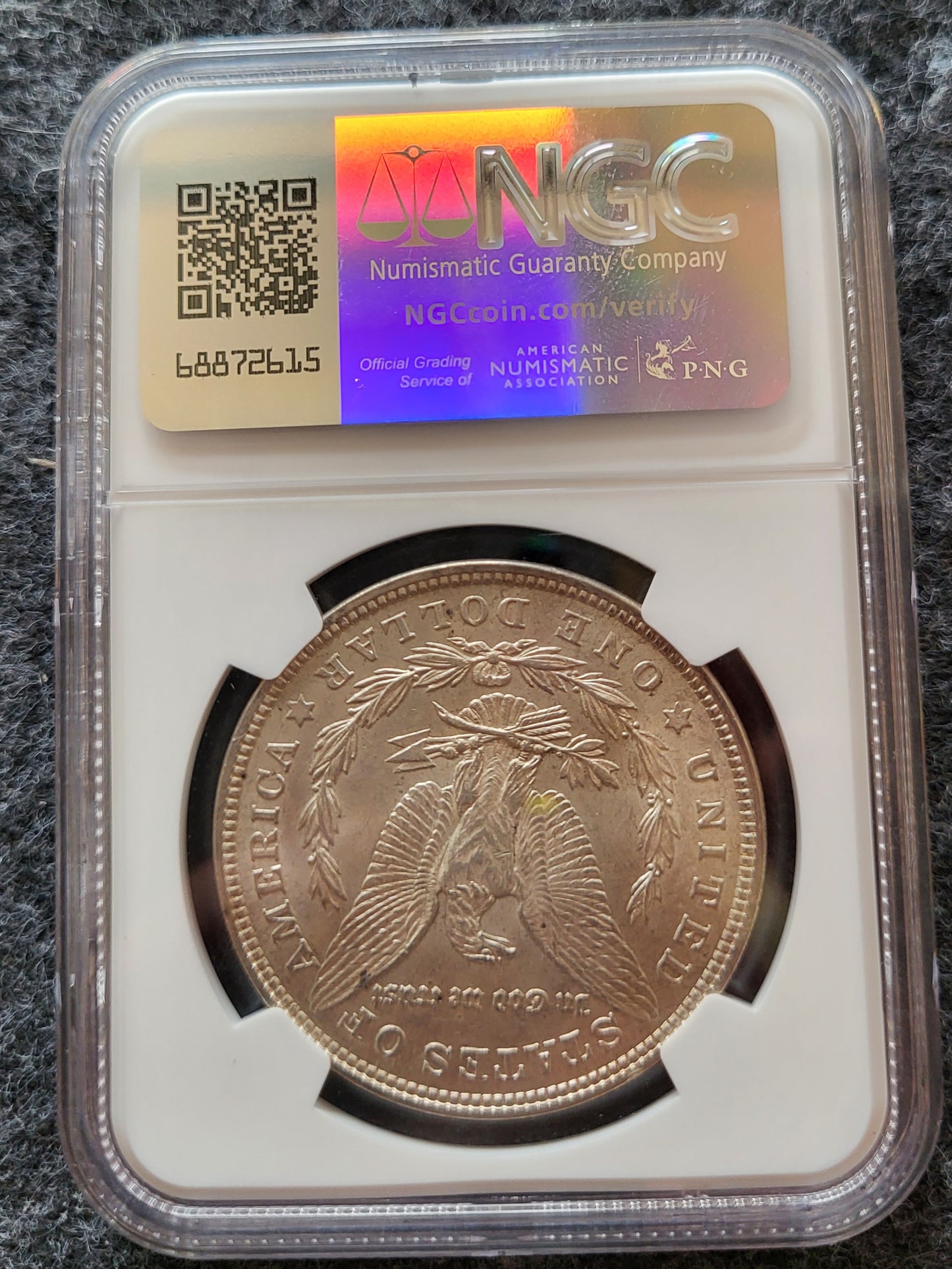 Morgan Dollar 1921 NGC MS 62