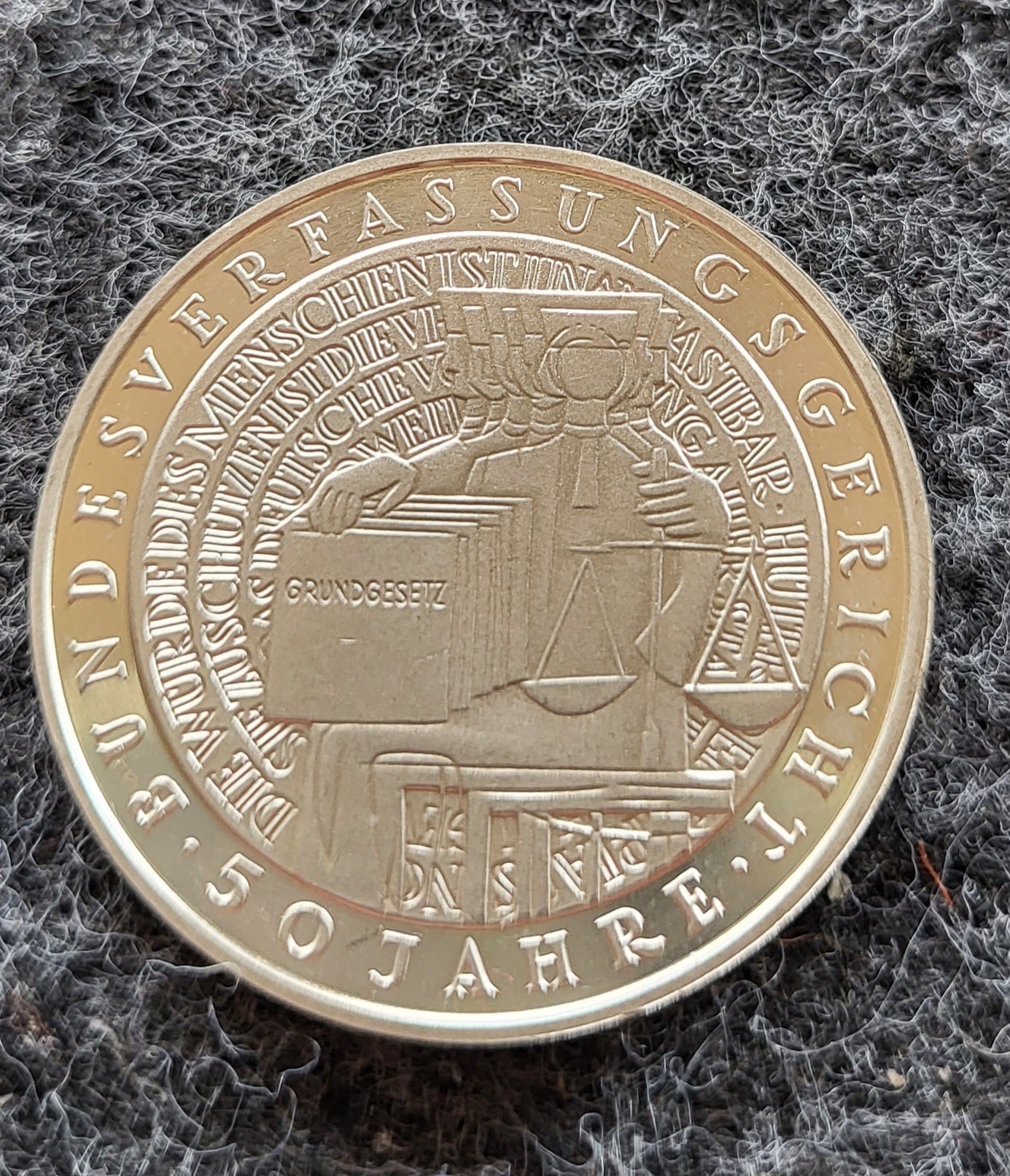 10 DM 925er Silber div.