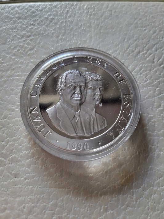 2000 Pesetas Spanien 1992 PP 25g fein 925