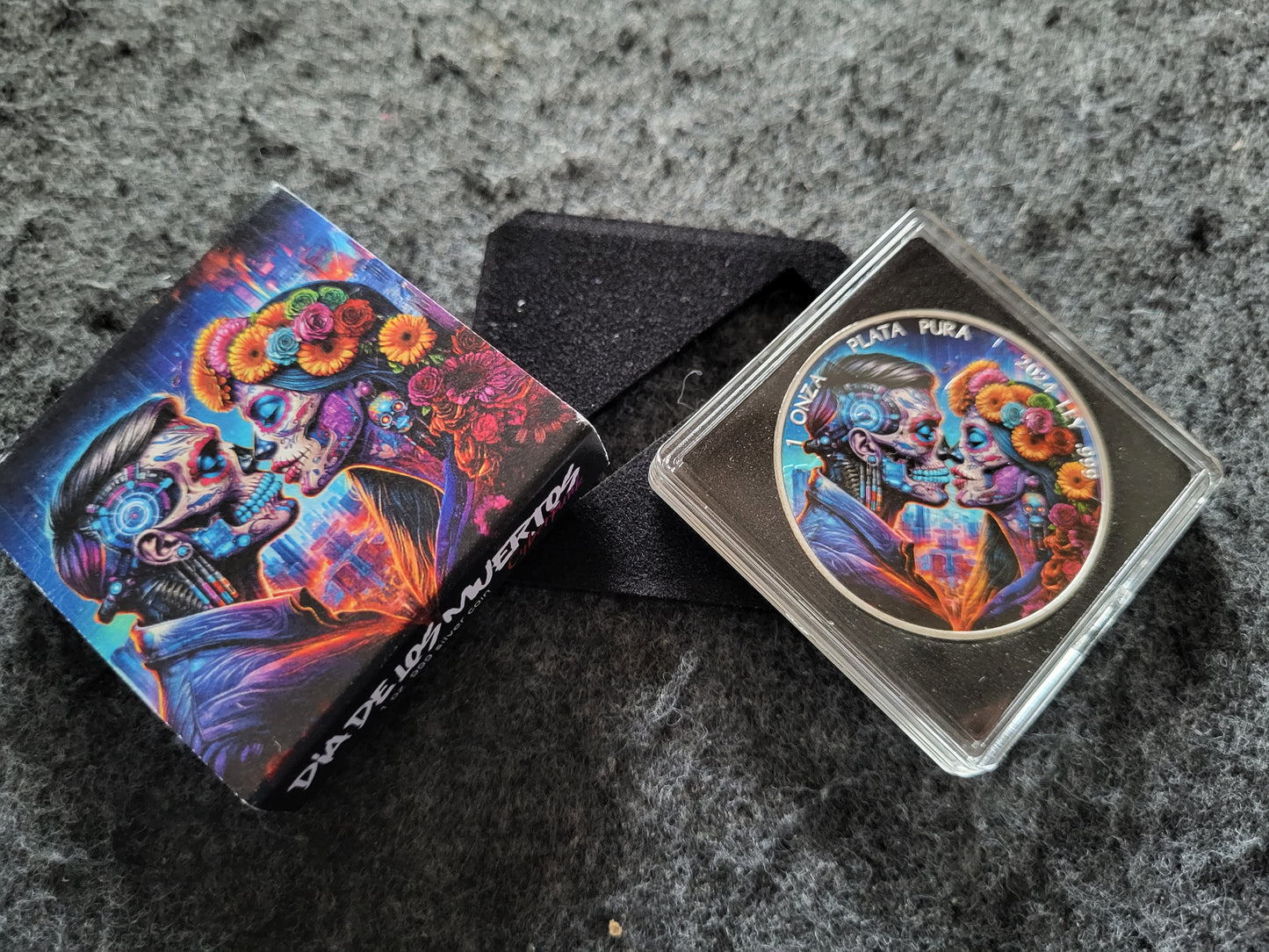 1oz Silber Libertad "Dia de los Muertos" 2024 coloriert