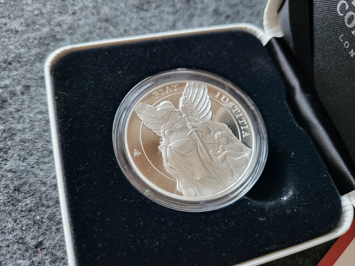 1oz Silber Queens Virtues Justice 2022 PP