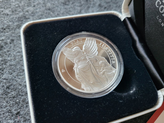1oz Silber Queens Virtues Justice 2022 PP