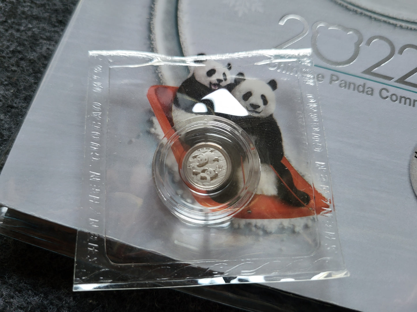 1g Platin China Panda 2022