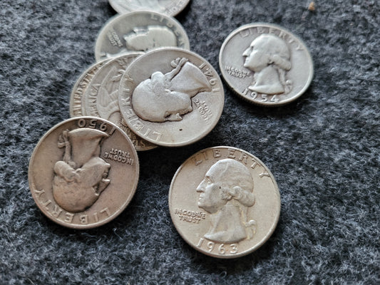 Quarter Dollar Silber USA zufällige