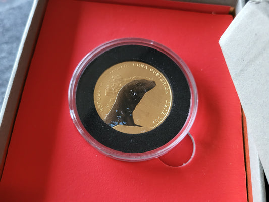 1oz Gold Schwarzeidechse Kroatien 2024