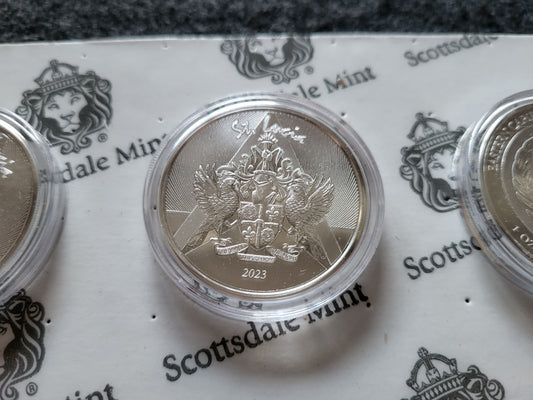 1oz Silber St. Lucia Wappen 2023