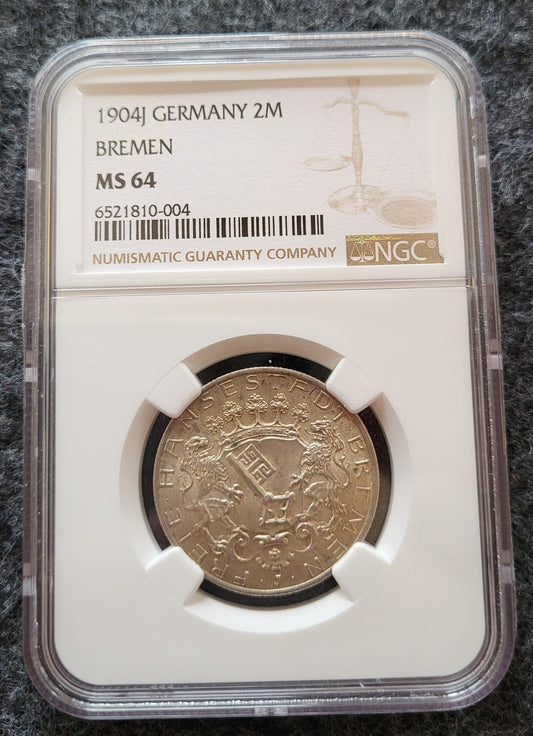 2 Mark Bremen 1904 MS 64