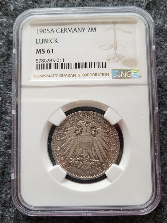 2 Mark Lübeck 1905 MS 61