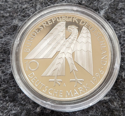 10 DM 625er Silber PP