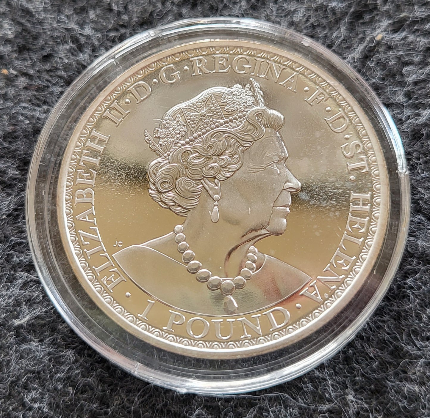 1oz Silber Una and The Lion 2021 kleine Flecken