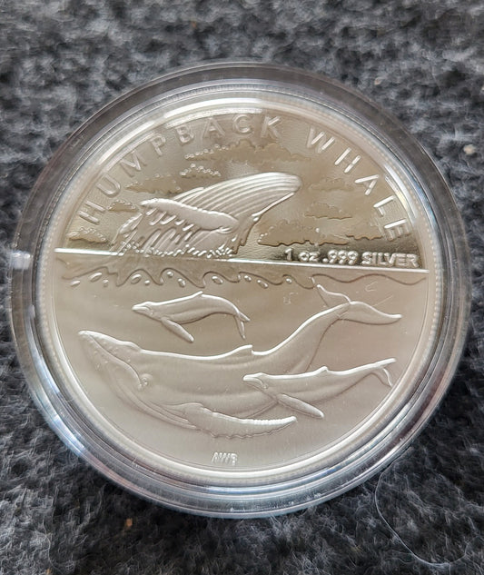 1oz Silber RAM Buckelwal/Humpback Wale 2023