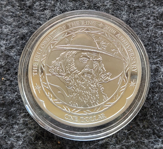 1oz Silber Der Herr der Ringe Gandalf kleine Flecken