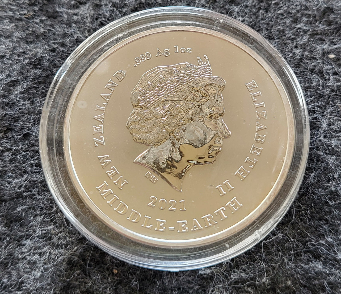 1oz Silber Der Herr der Ringe Gandalf kleine Flecken