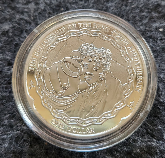 1oz Silber Der Herr der Ringe Frodo kleine Flecken