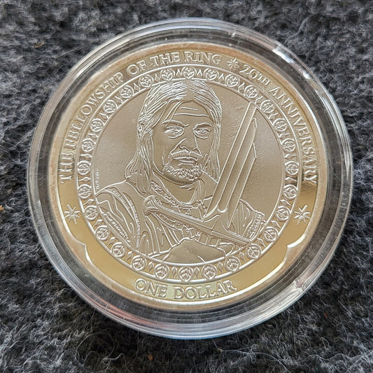 1oz Silber Der Herr der Ringe Boromir kleine Flecken