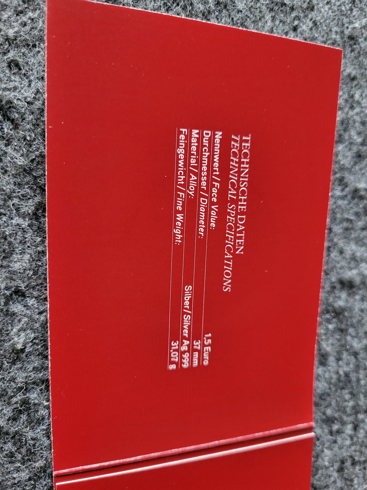 1oz Silber Wiener Philharmoniker 2020 in original Sichtfenster Verpackung