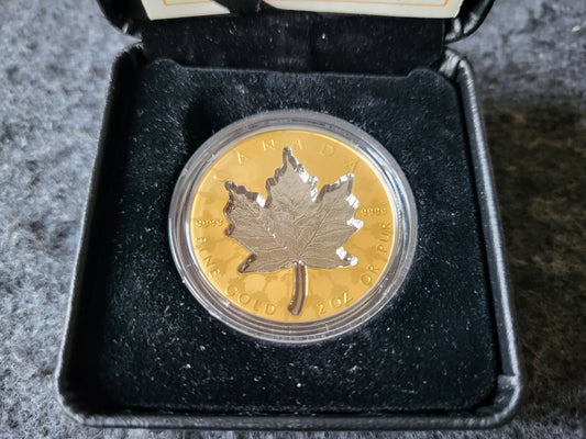 2oz Gold Maple Leaf Super Incuse 2024