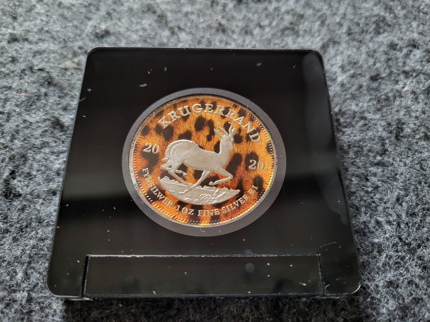 1oz Silber Krügerrand Safari 2020 "Leopard"