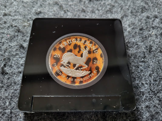 1oz Silber Krügerrand Safari 2020 "Leopard"