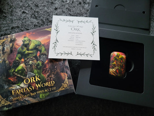 2oz Silber Fantasy World Der Ork