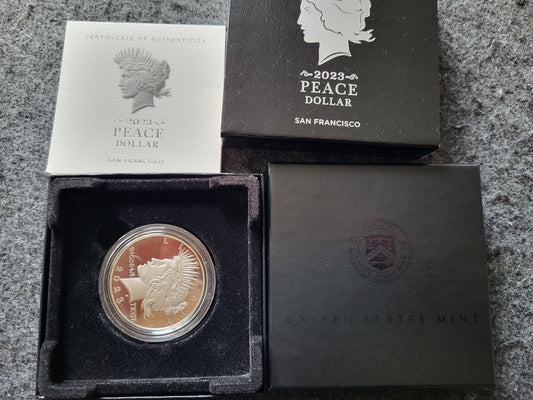 New Peace Dollar 2023 PP