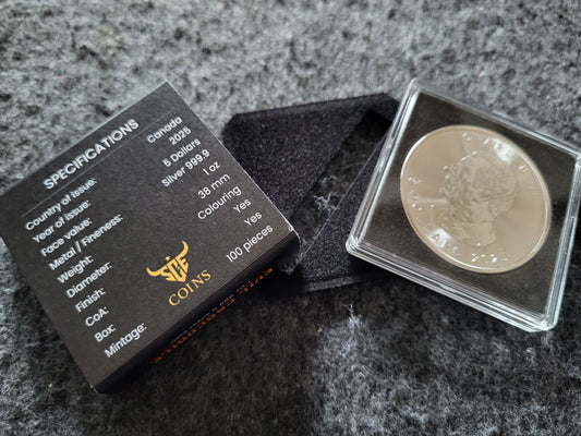 1oz Silber Evil Crocodile 2025 coloriert