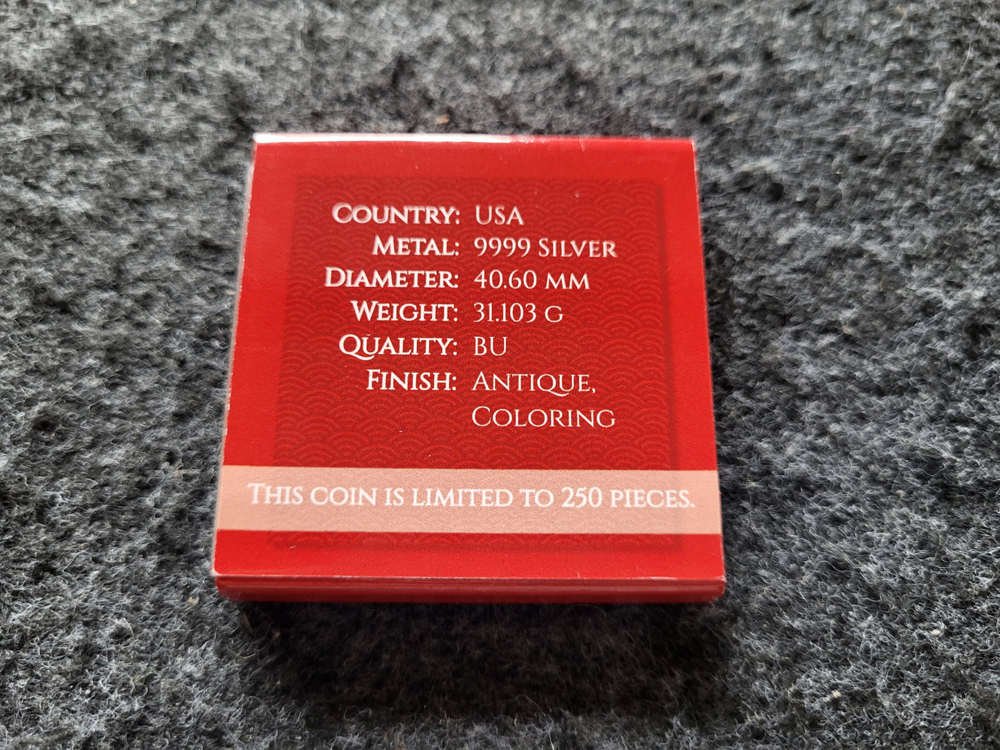 1oz Silber Dragon of Power 2024