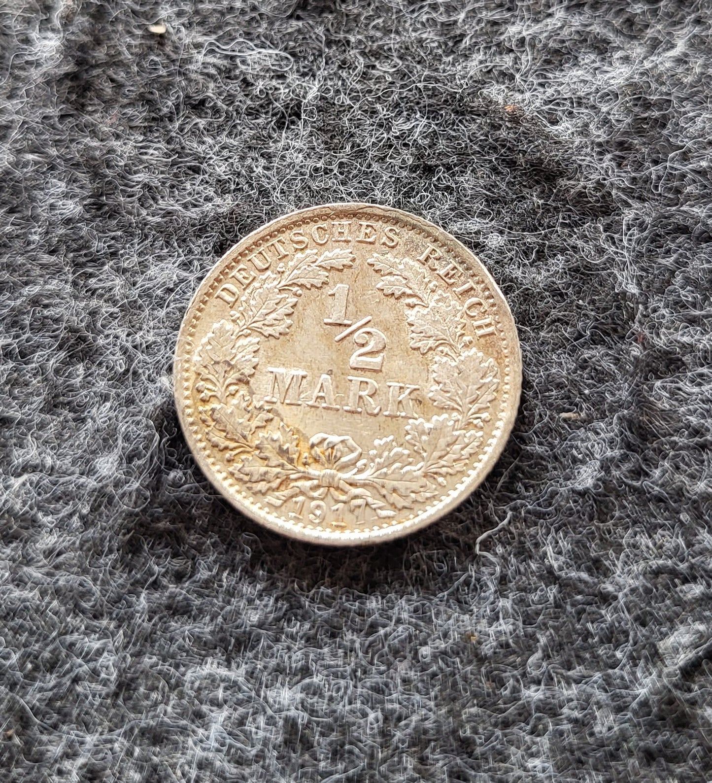 1/2 Mark Kaiserreich 900er Silber