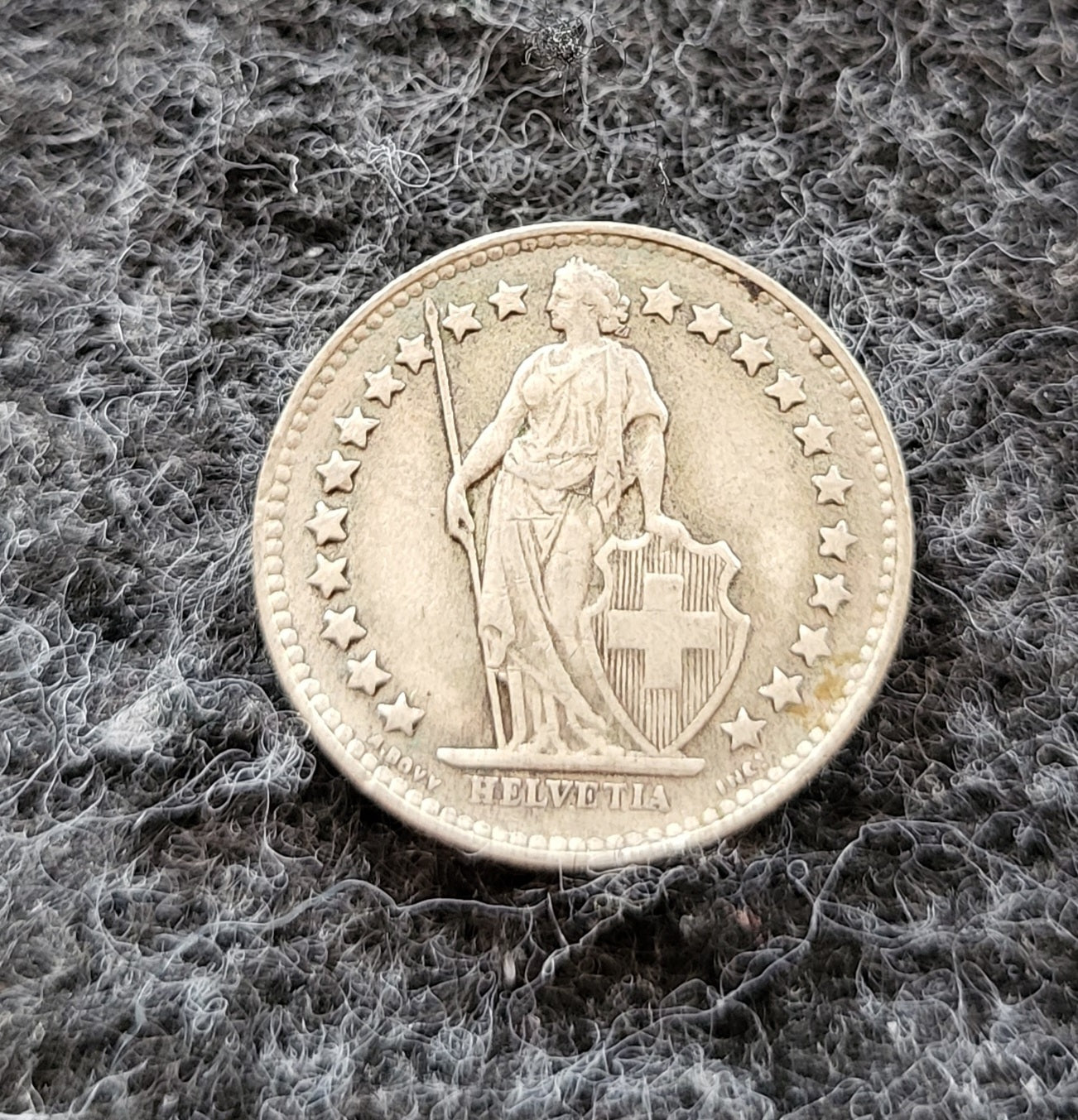 1/2 Franken 835er Silber
