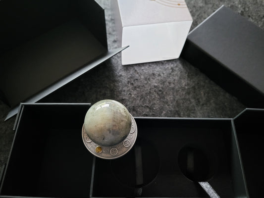 2oz Silber Mond 2025 Antik Finish