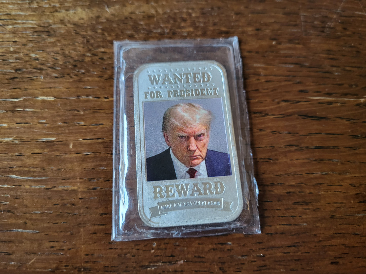 1oz Silberbarren Trump "Wanted for a second term"