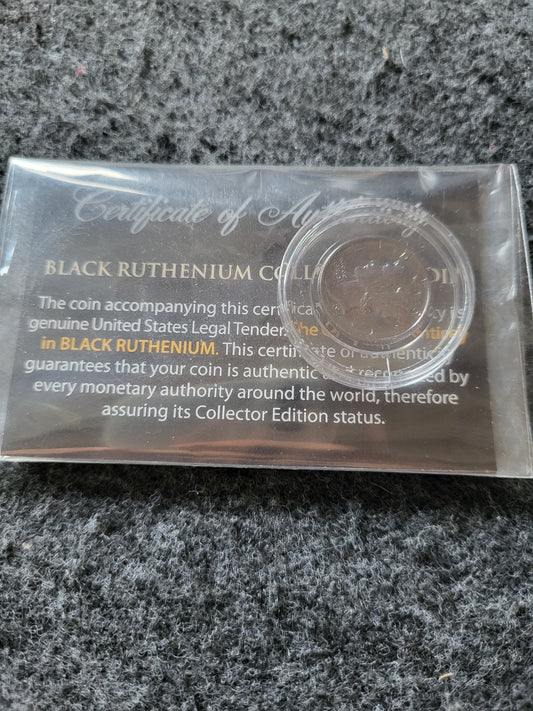 Mercury Dime Black Ruthenium
