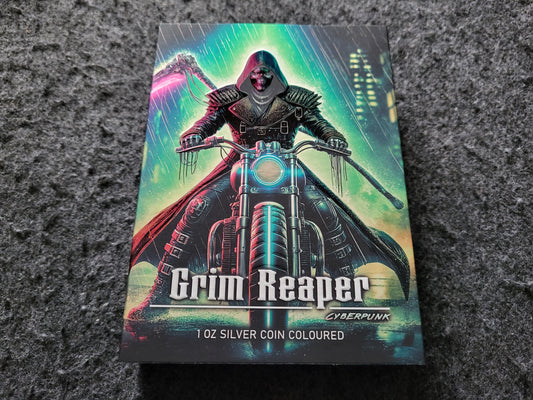 1oz Silber Grim Reaper Cyberpunk 2024
