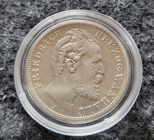 2 Mark Anhalt 1876 XF Zustand (ss)