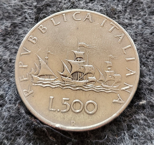500 Lire Italien 835er Silber zufällige