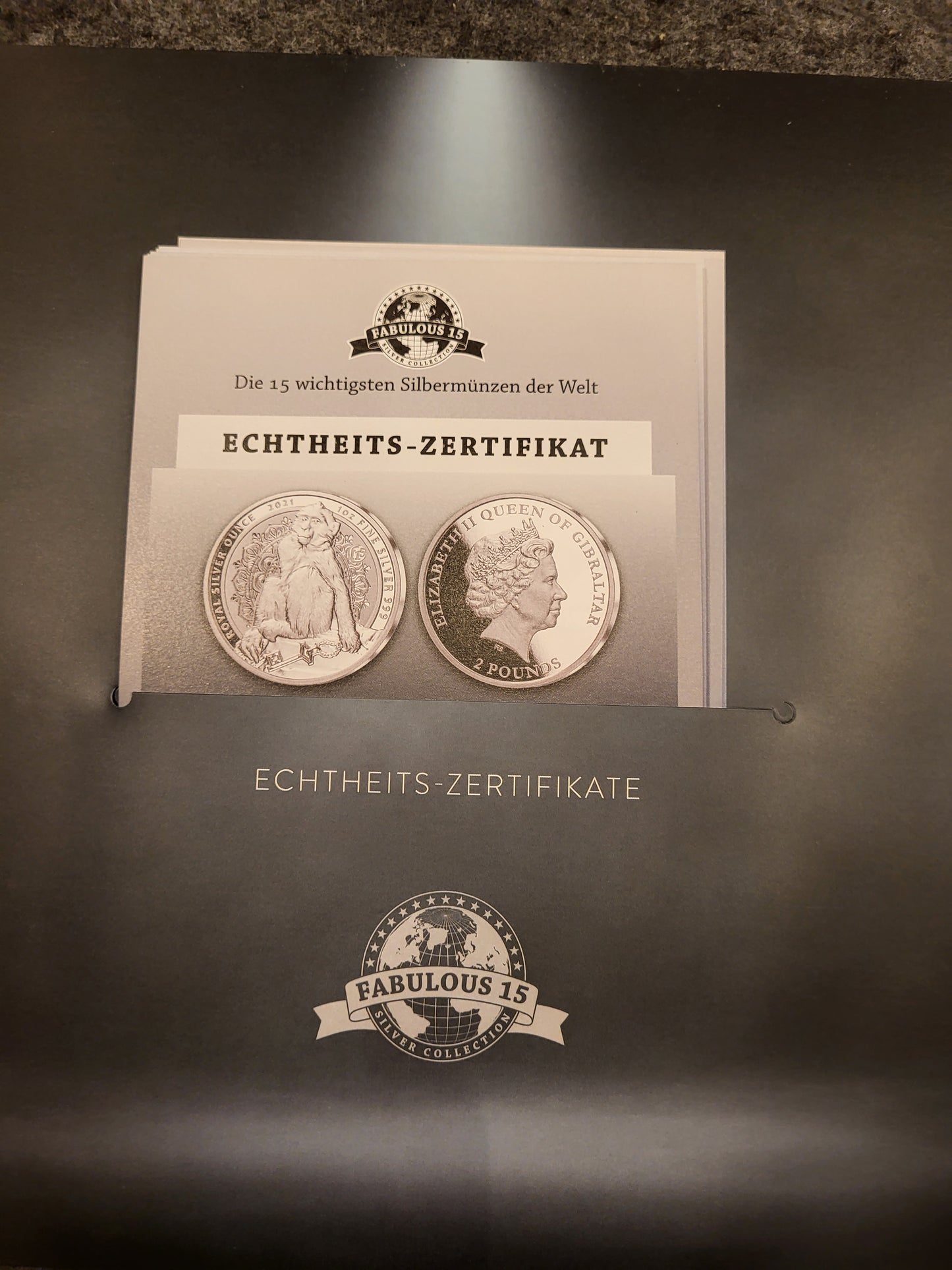 Set Fabulous 15 2021 Komplettsatz 15x 1oz Silber und 1x 1/2oz Silber