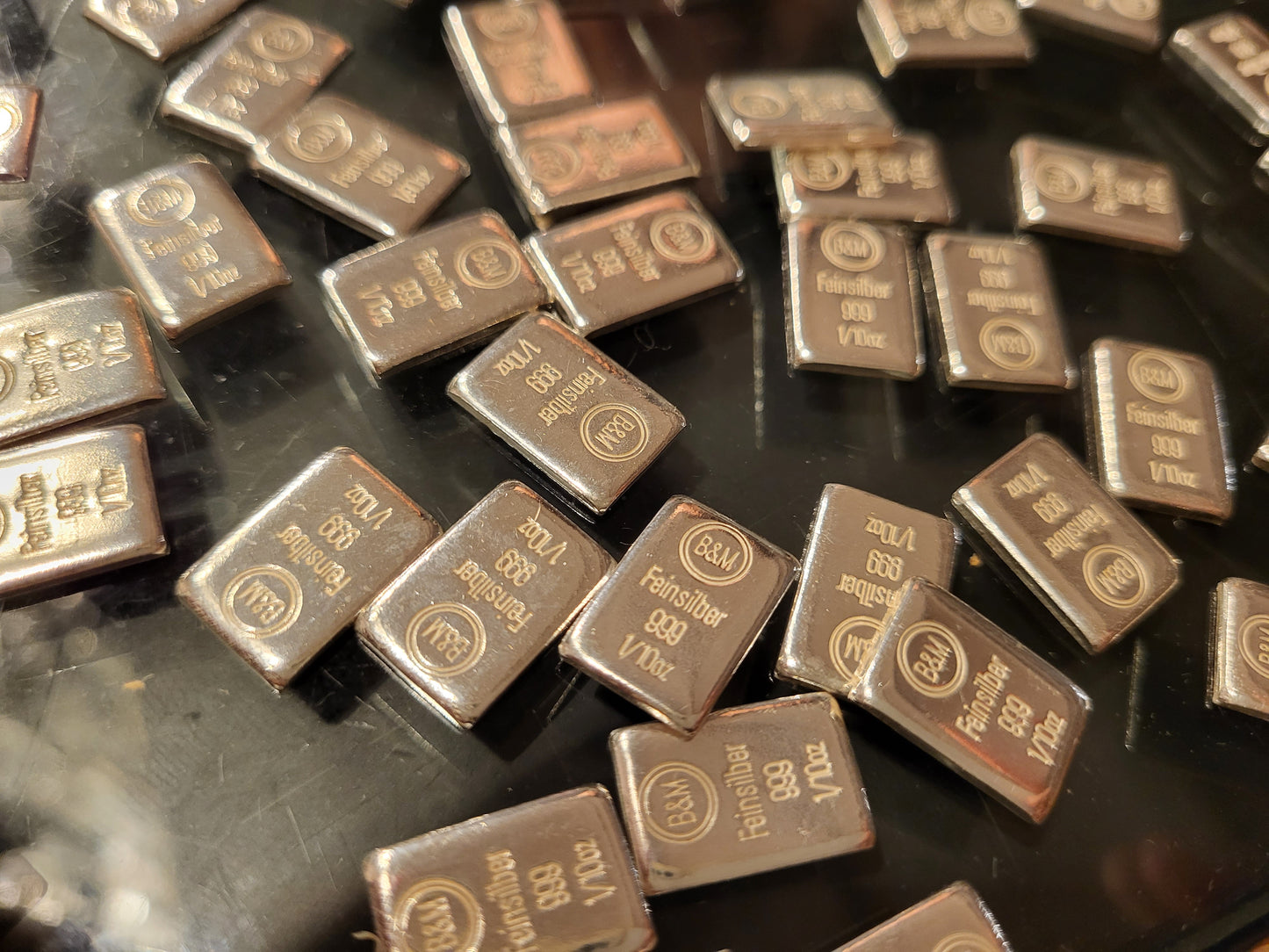 1/10oz Silberbarren B&M