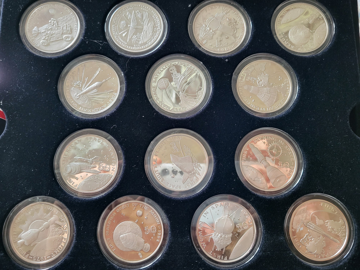 Set 26x 1oz Silber 20 Jahre Mondlandung