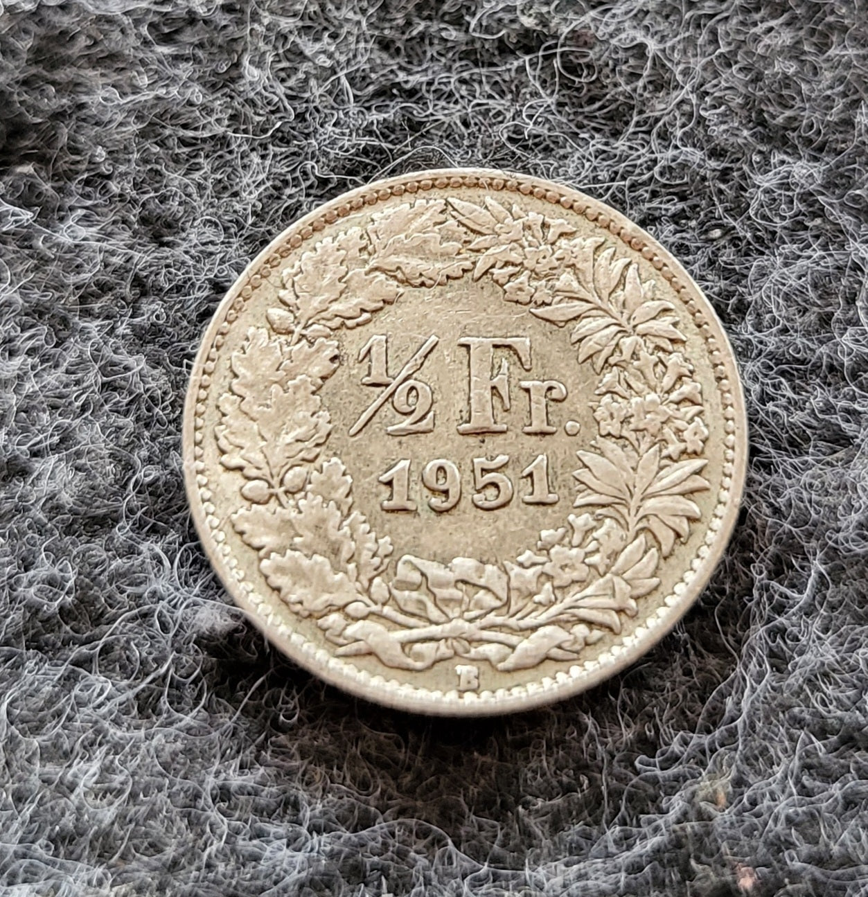 1/2 Franken 835er Silber