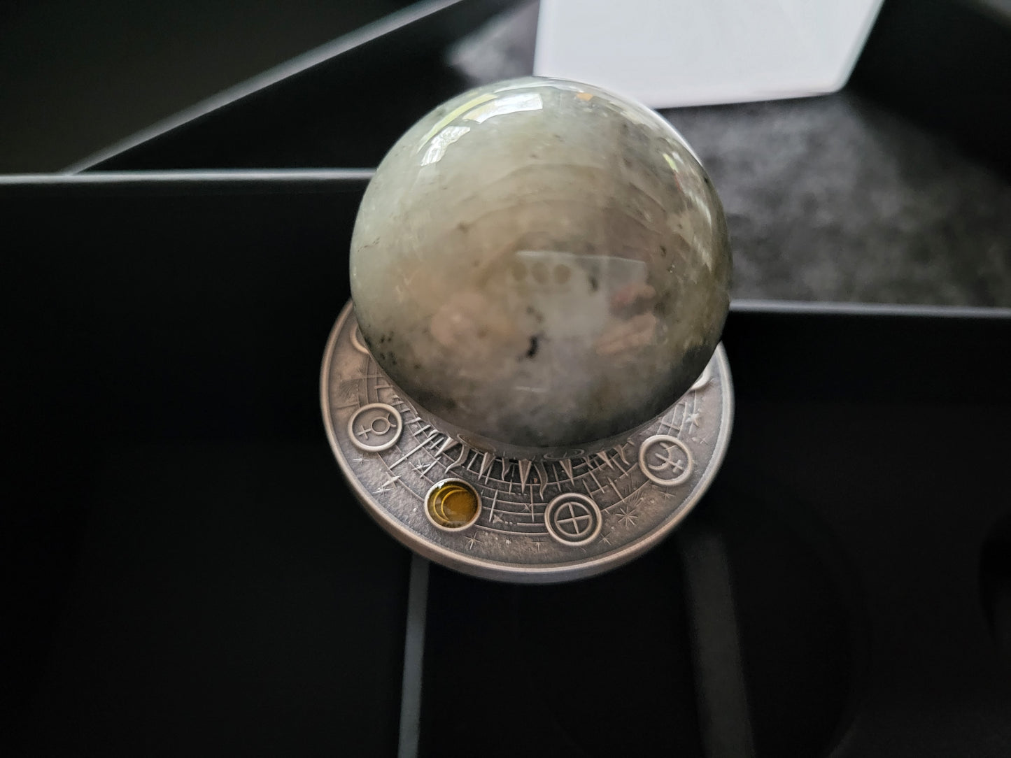 2oz Silber Mond 2025 Antik Finish