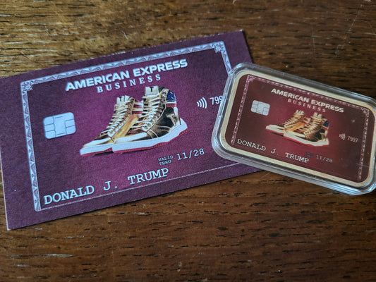 1oz Silberbarren Trump