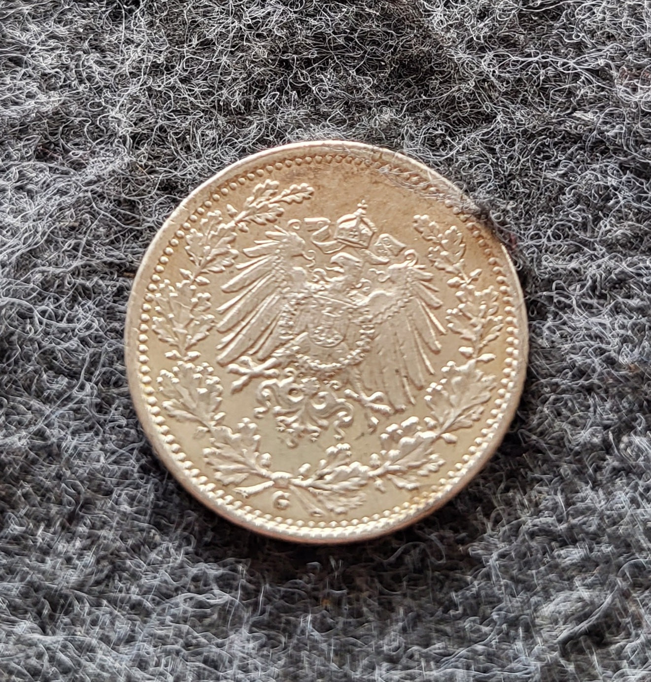 1/2 Mark Kaiserreich 900er Silber