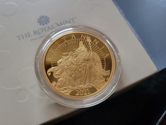 2oz Gold Britannia 2021 PP Auflage 50 Stück