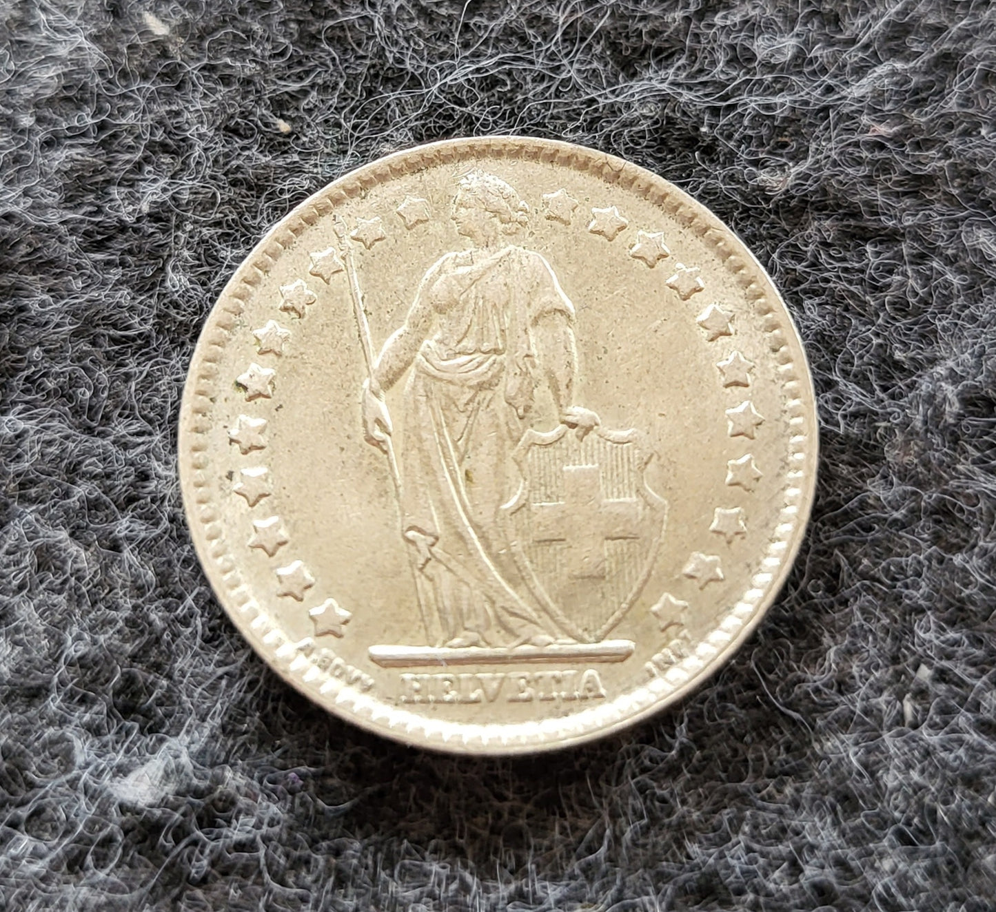 1 Franken 835er Silber zufällige