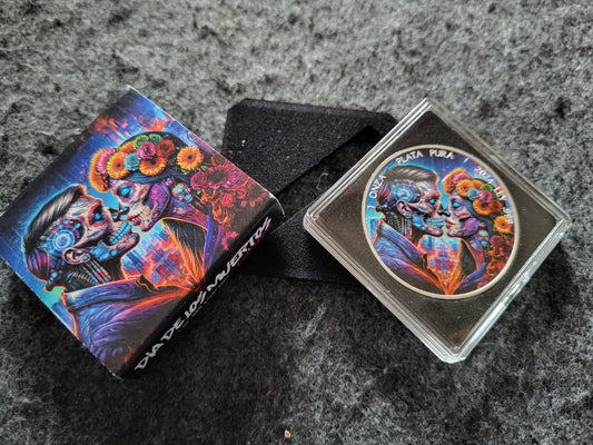 1oz Silber Libertad "Dia de los Muertos" 2024 coloriert