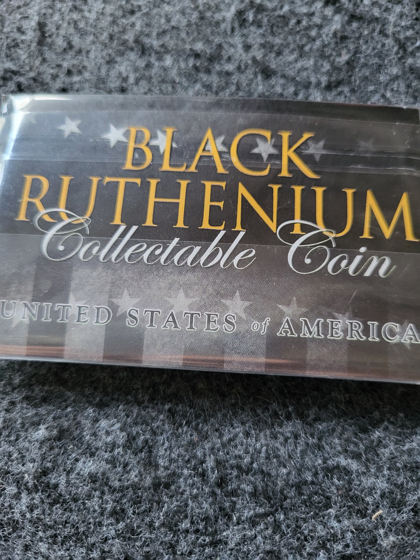Mercury Dime Black Ruthenium