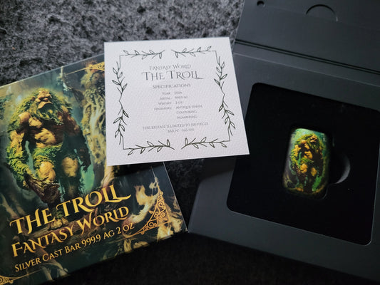 2oz Silber Fantasy World der Troll